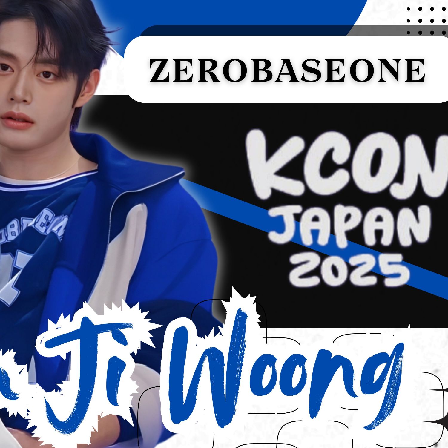 A moment captured by Kim Jiwoong (ZEROBASEONE)'s fan