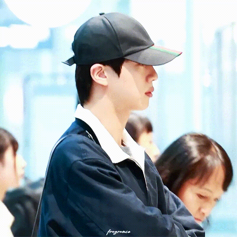 Recent activity shot of Jin (BTS)