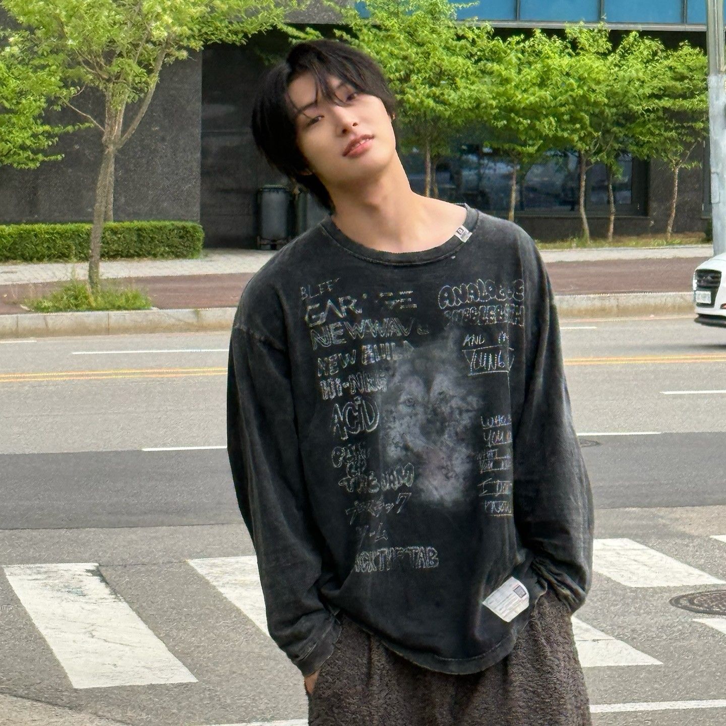 Recent activity shot of Mingi (ATEEZ)
