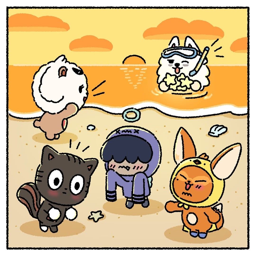 Recent activity shot of TOMORROW X TOGETHER