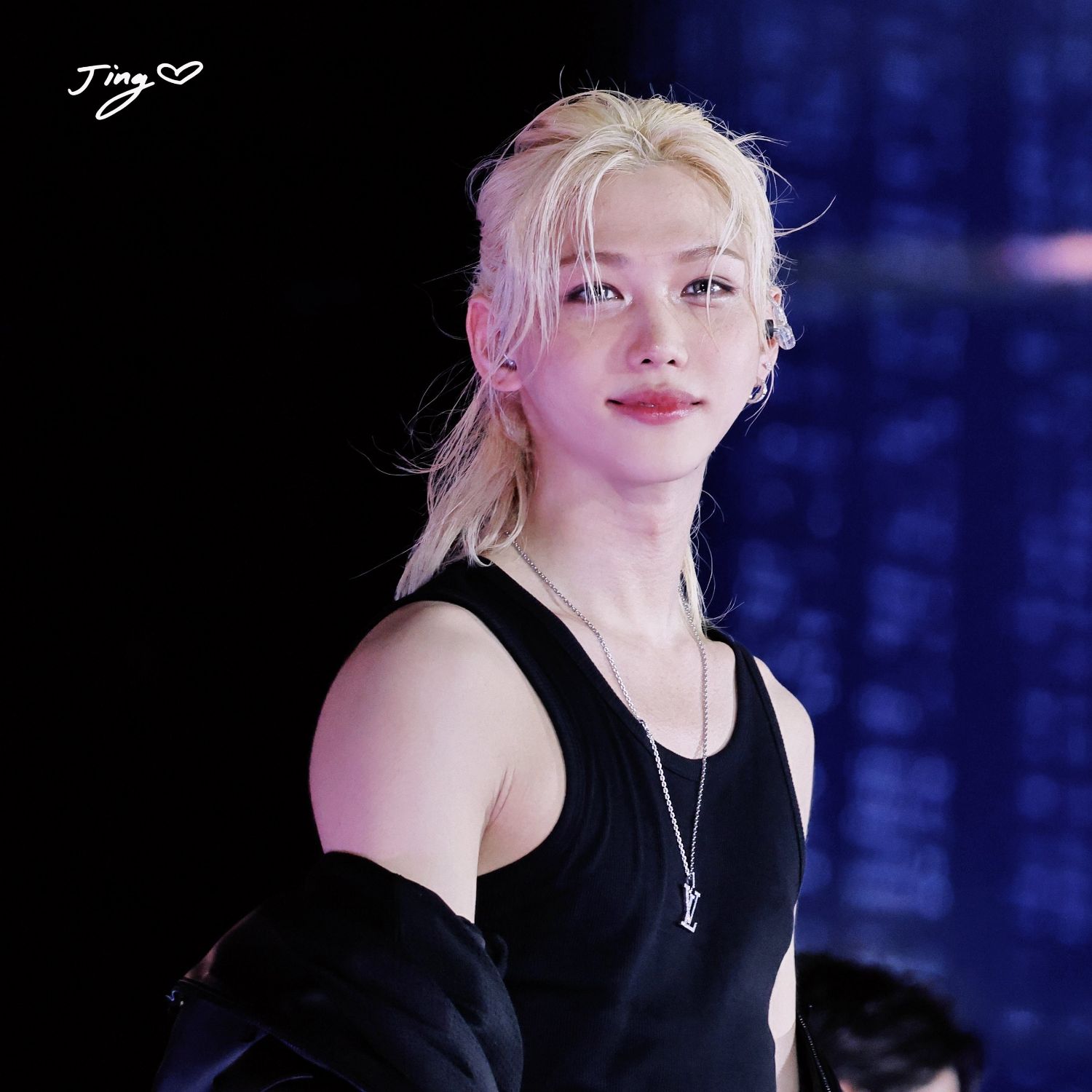 Recent activity shot of Felix (Stray Kids)