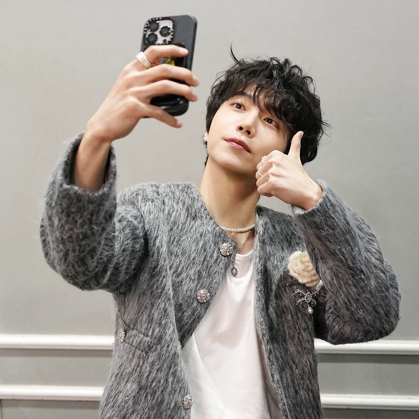 A moment captured by Jinho (PENTAGON)'s fan