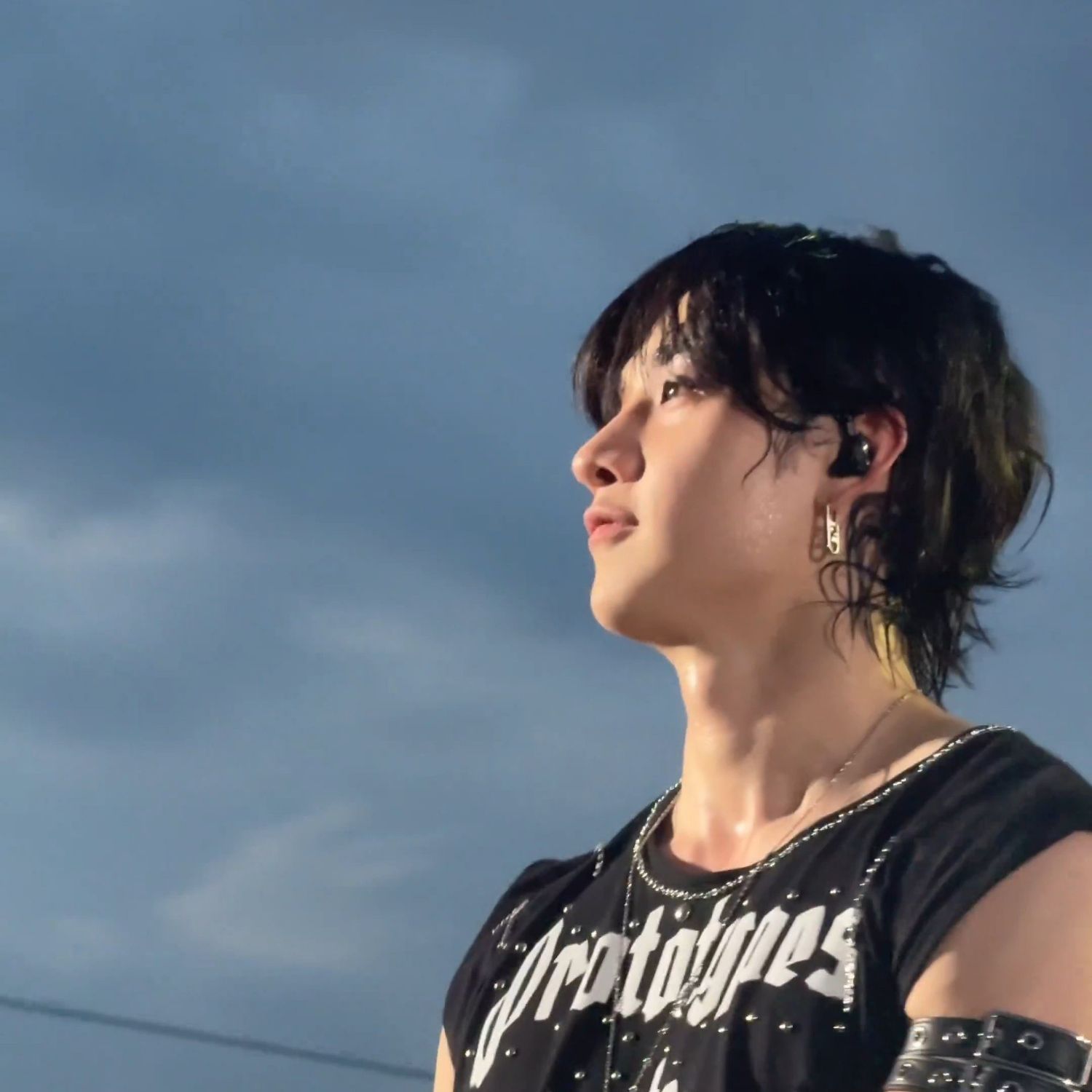 A moment captured by Bang Chan (Stray Kids)'s fan