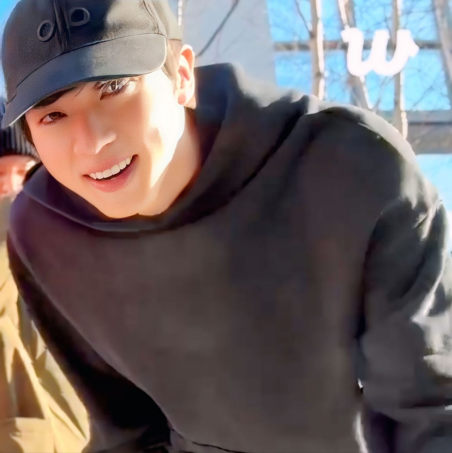 A moment captured by Jin (BTS)'s fan