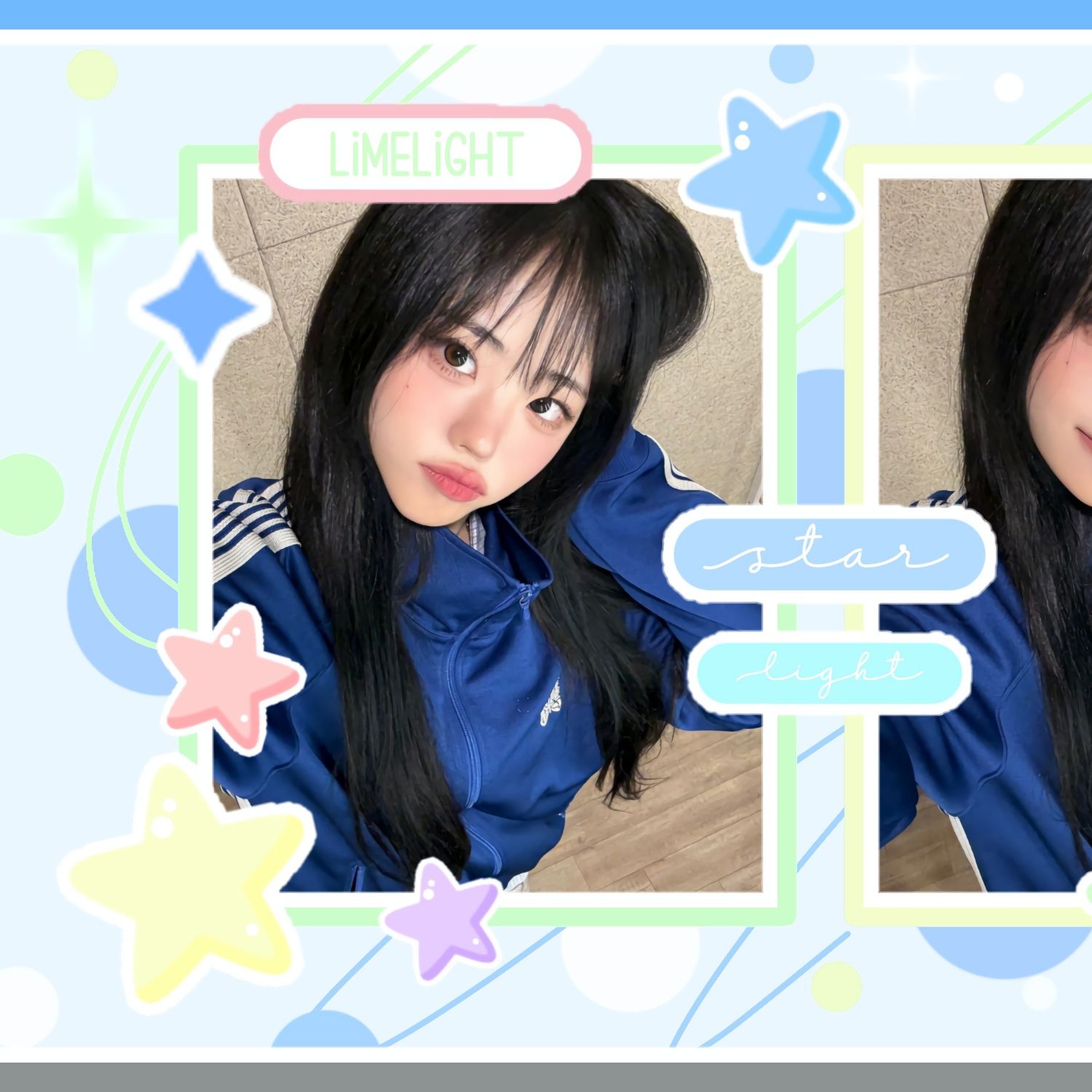 Recent activity shot of Hina (QWER)