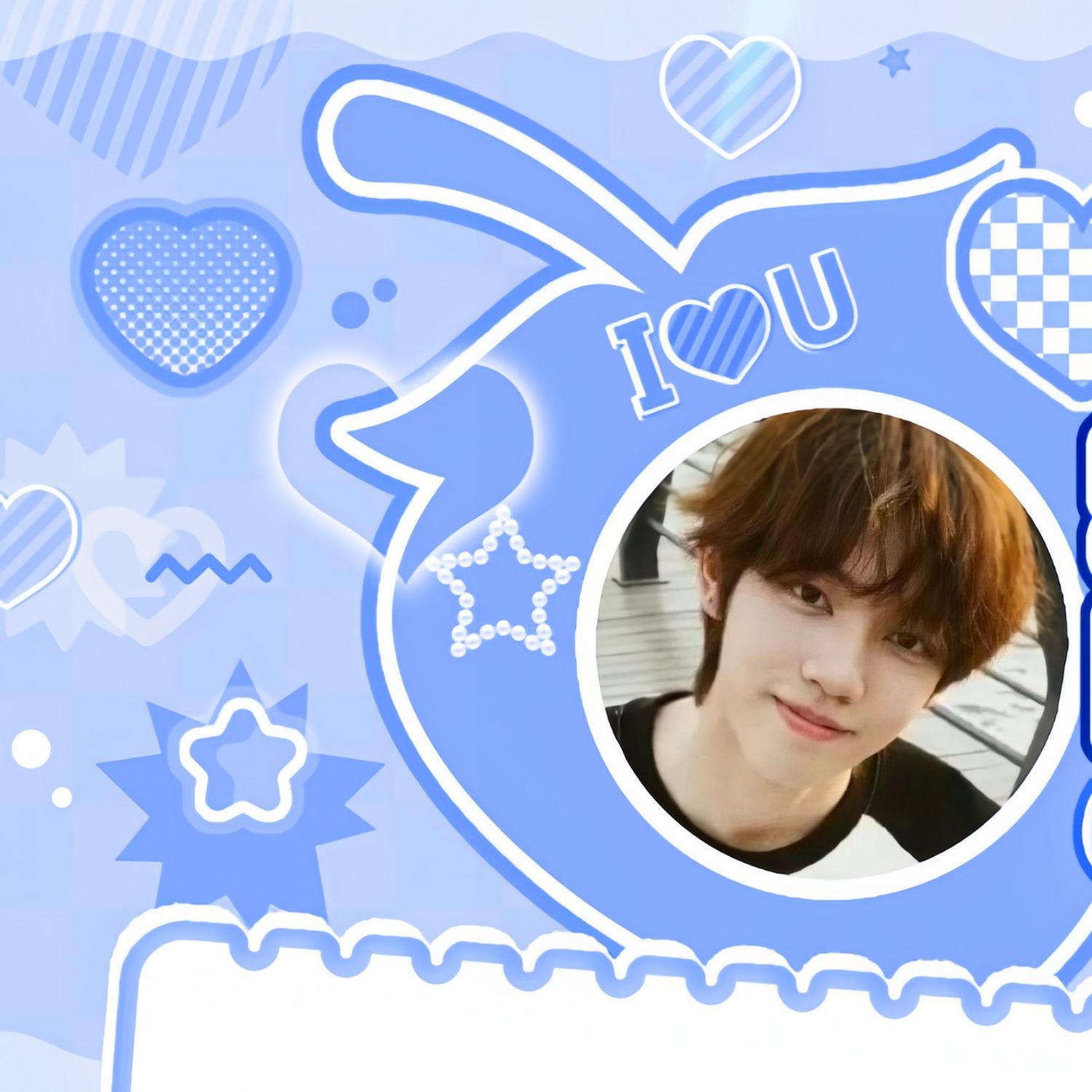 A moment captured by Fan Zheyi's fan