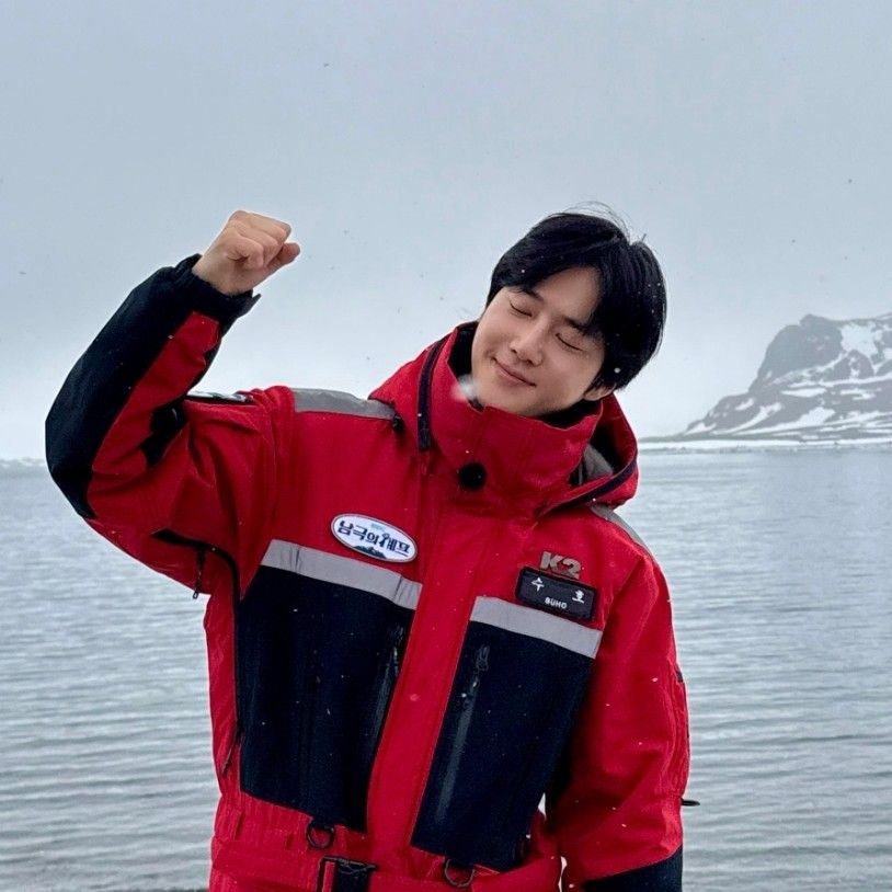 Behind-the-scenes cut of Suho (EXO)