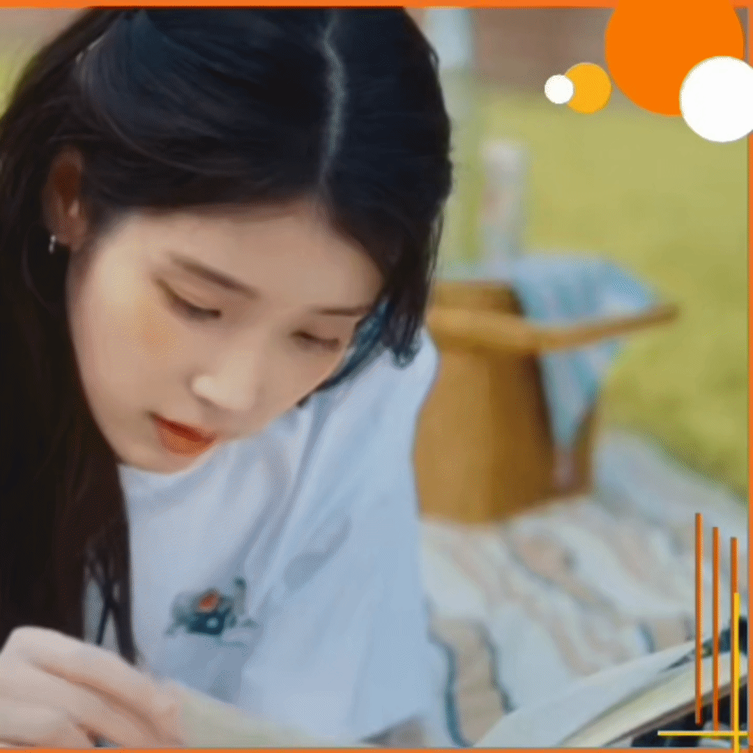 A moment captured by IU's fan