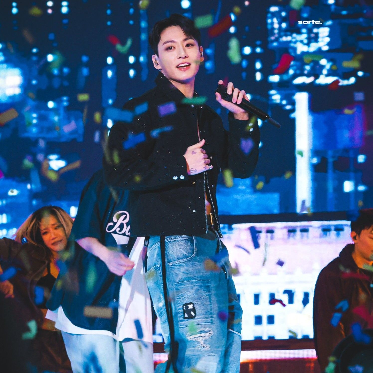 A moment captured by Jungkook (BTS)'s fan