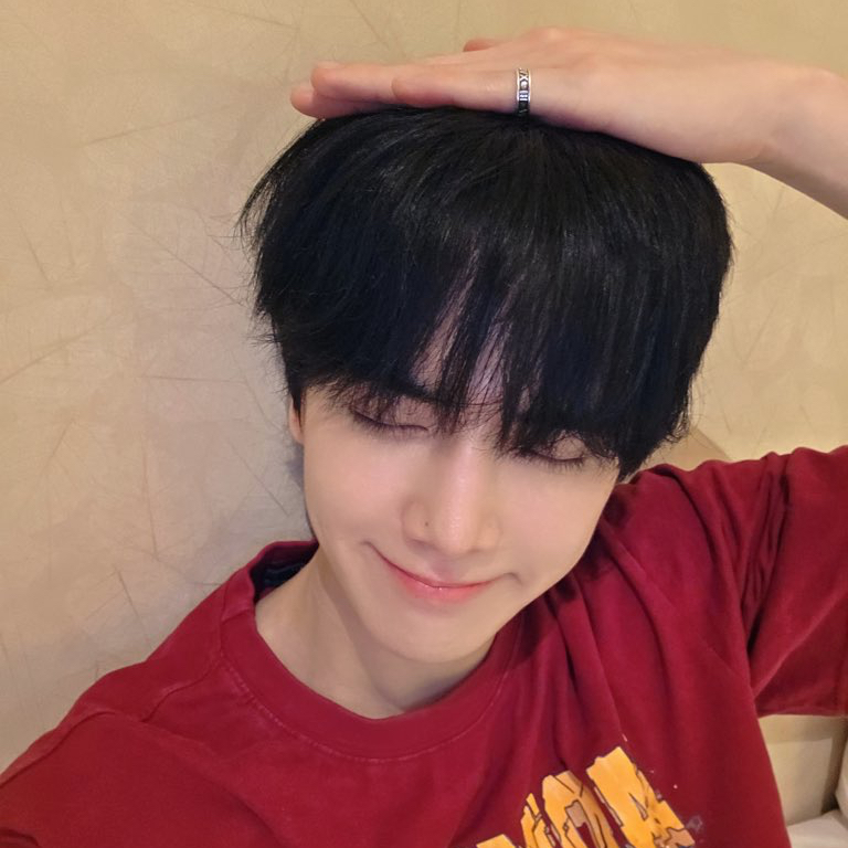 Recent activity shot of Younghoon (THE BOYZ)