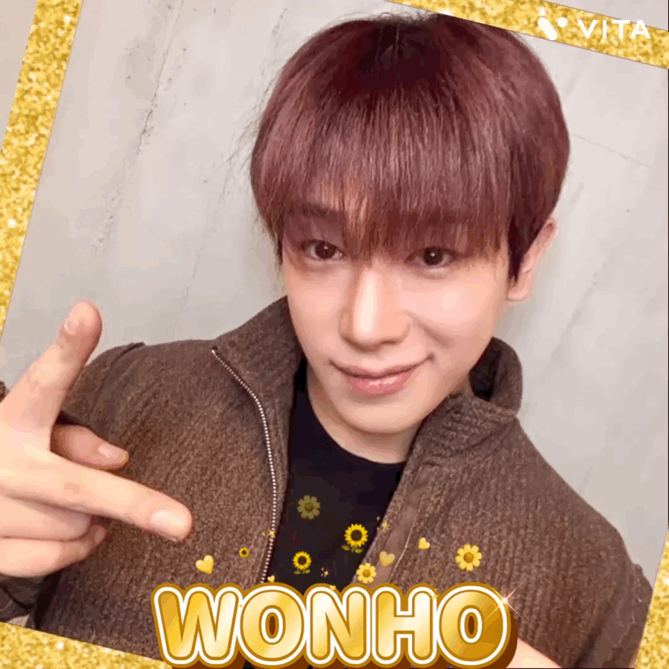A moment captured by Wonho's fan