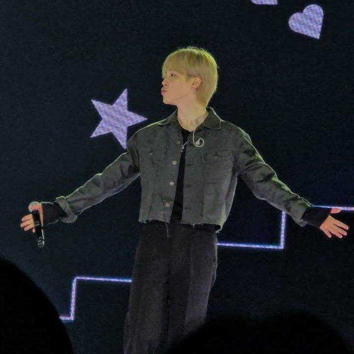 Recent activity shot of Jimin (BTS)
