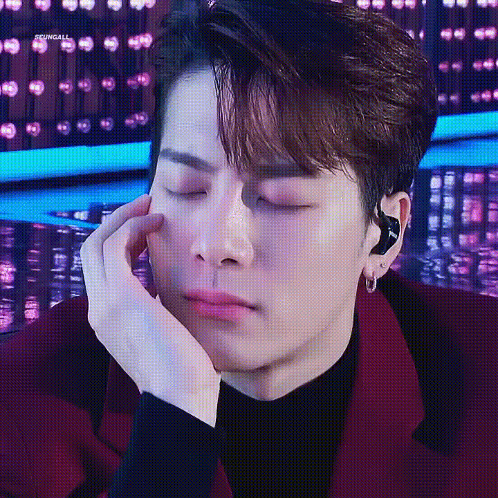 A moment captured by Jackson (GOT7)'s fan