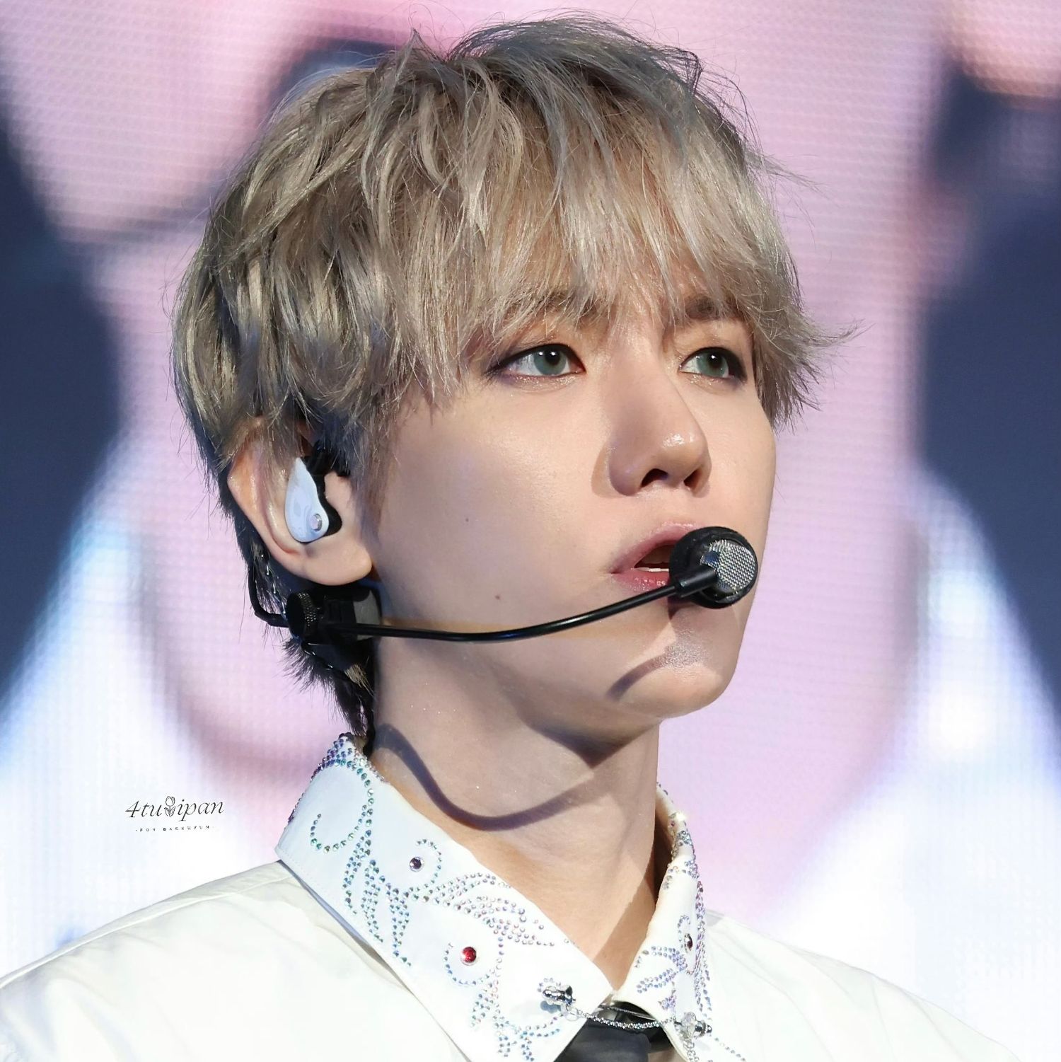 伯賢 (EXO)粉絲拍下的瞬間