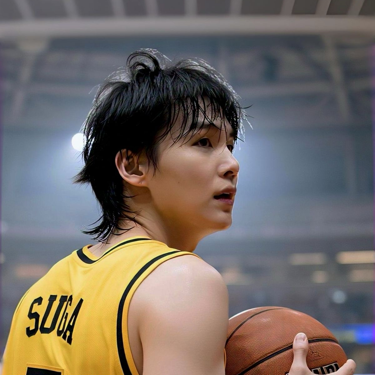 Recent activity shot of SUGA (BTS)