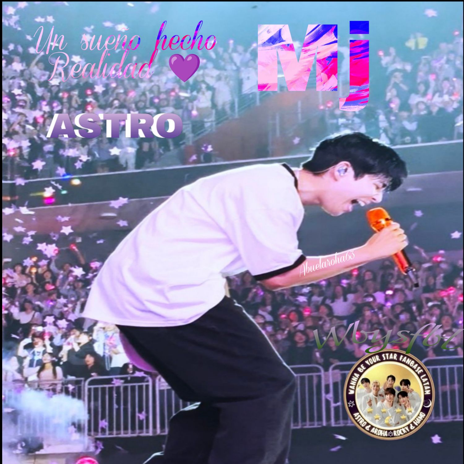 A moment captured by ASTRO's fan