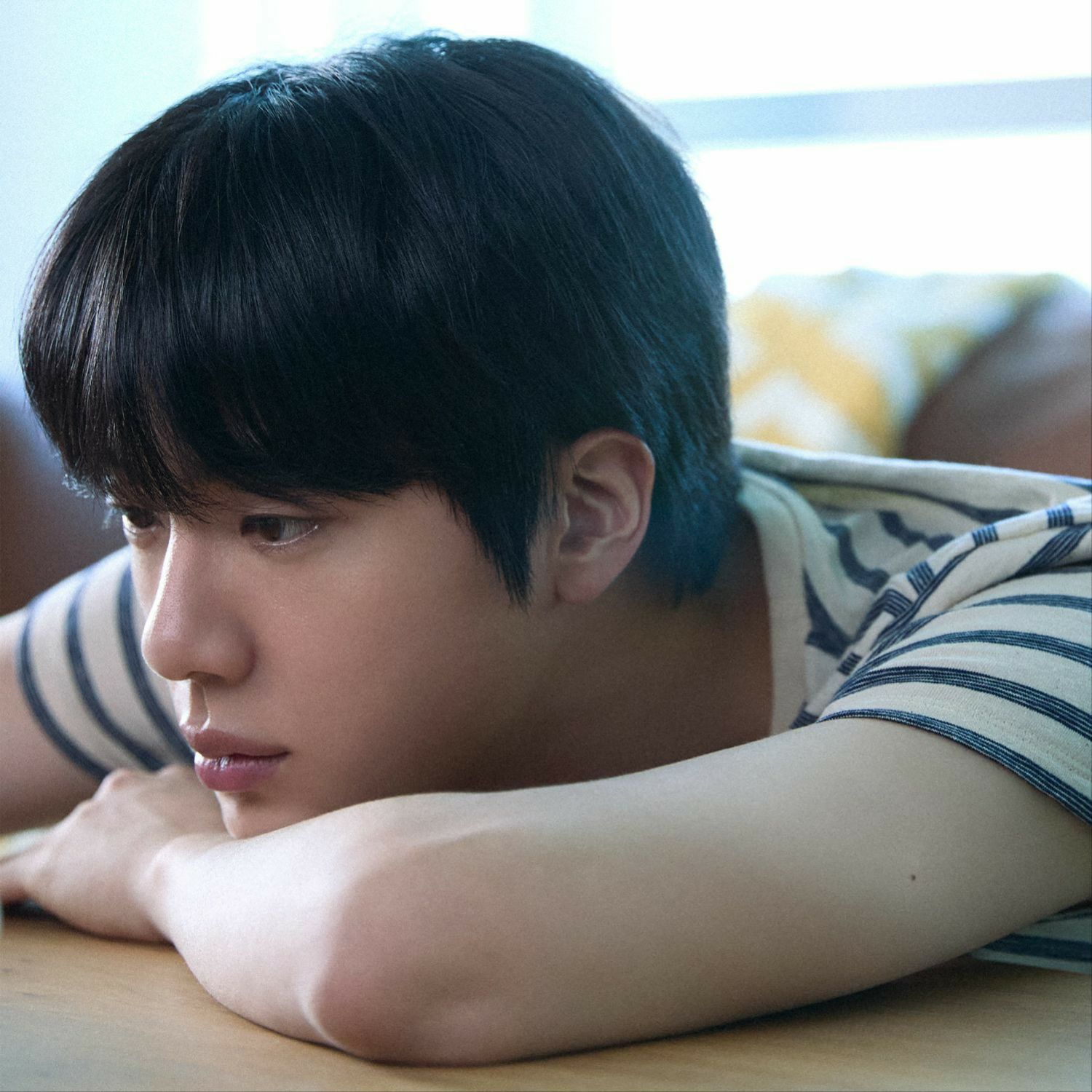 Recent activity shot of Jin (BTS)