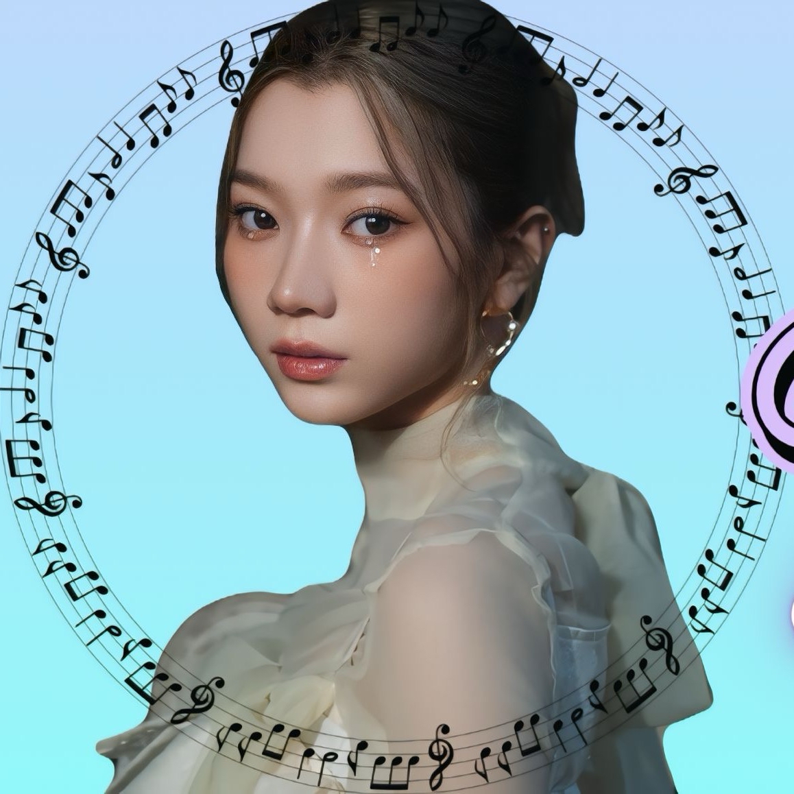 坂口梨乃 (IS:SUE)の舞台裏ショット