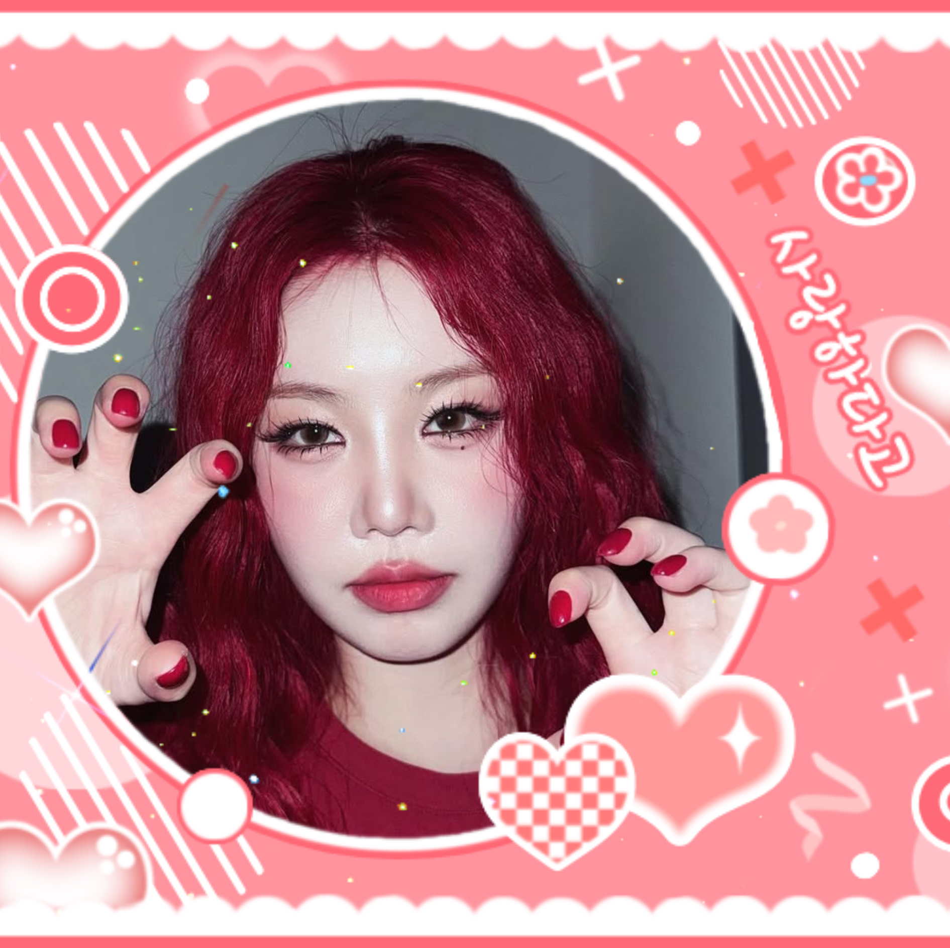 Behind-the-scenes cut of Soojin