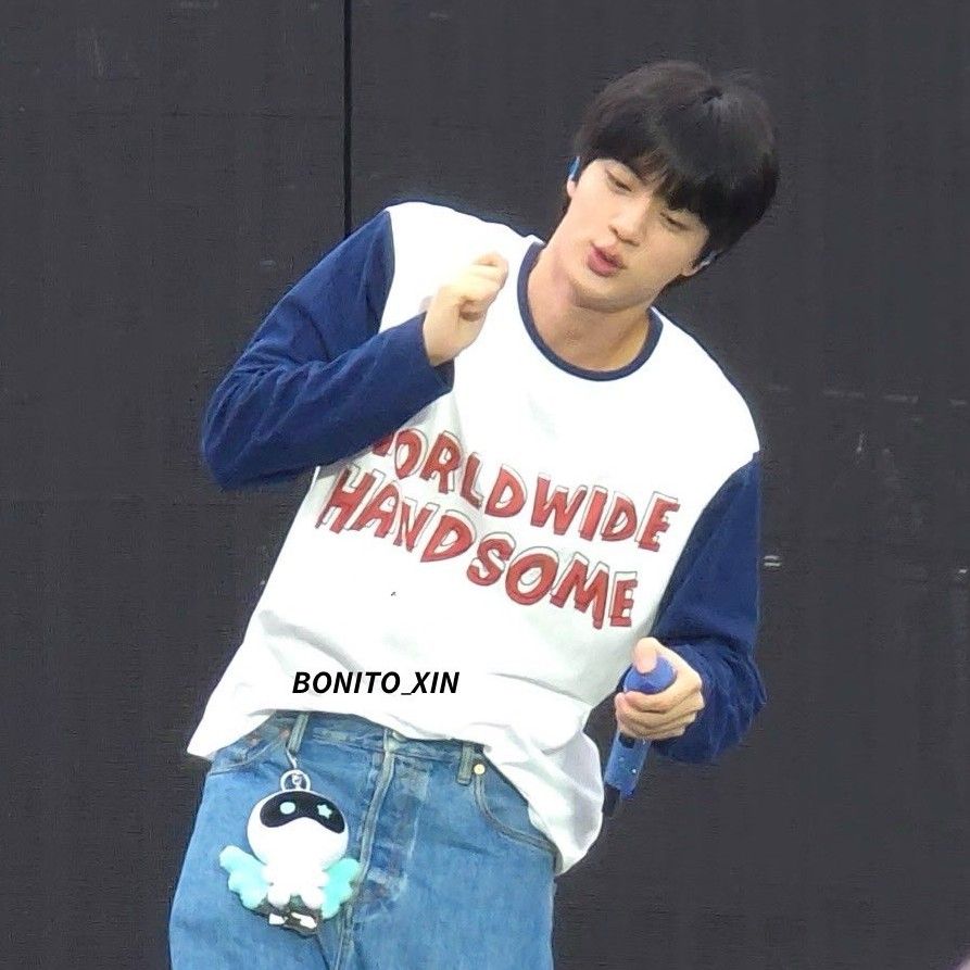 A moment captured by Jin (BTS)'s fan