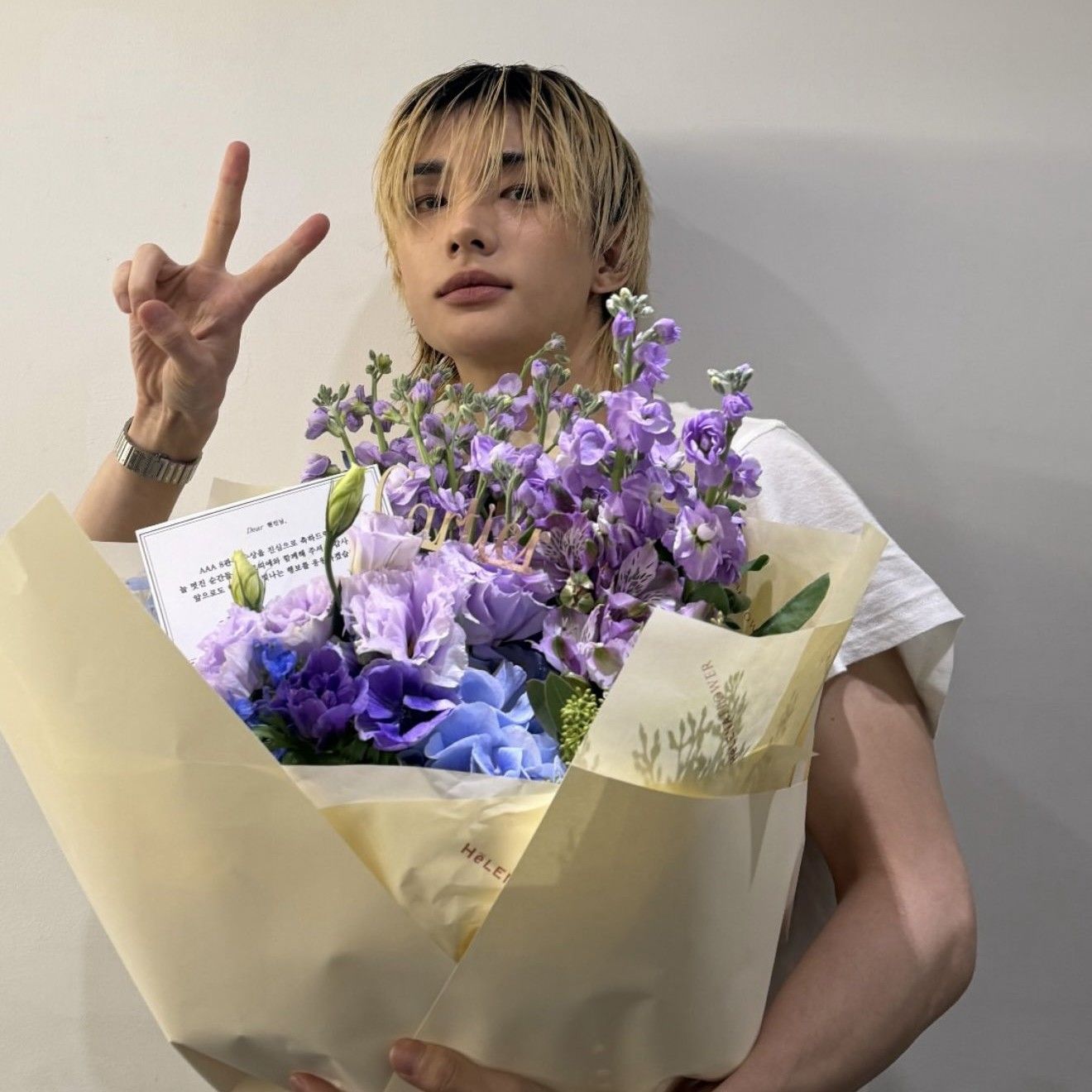 Latest photo of Hyunjin (Stray Kids)