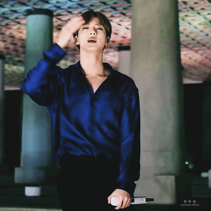 A moment captured by Jin (BTS)'s fan