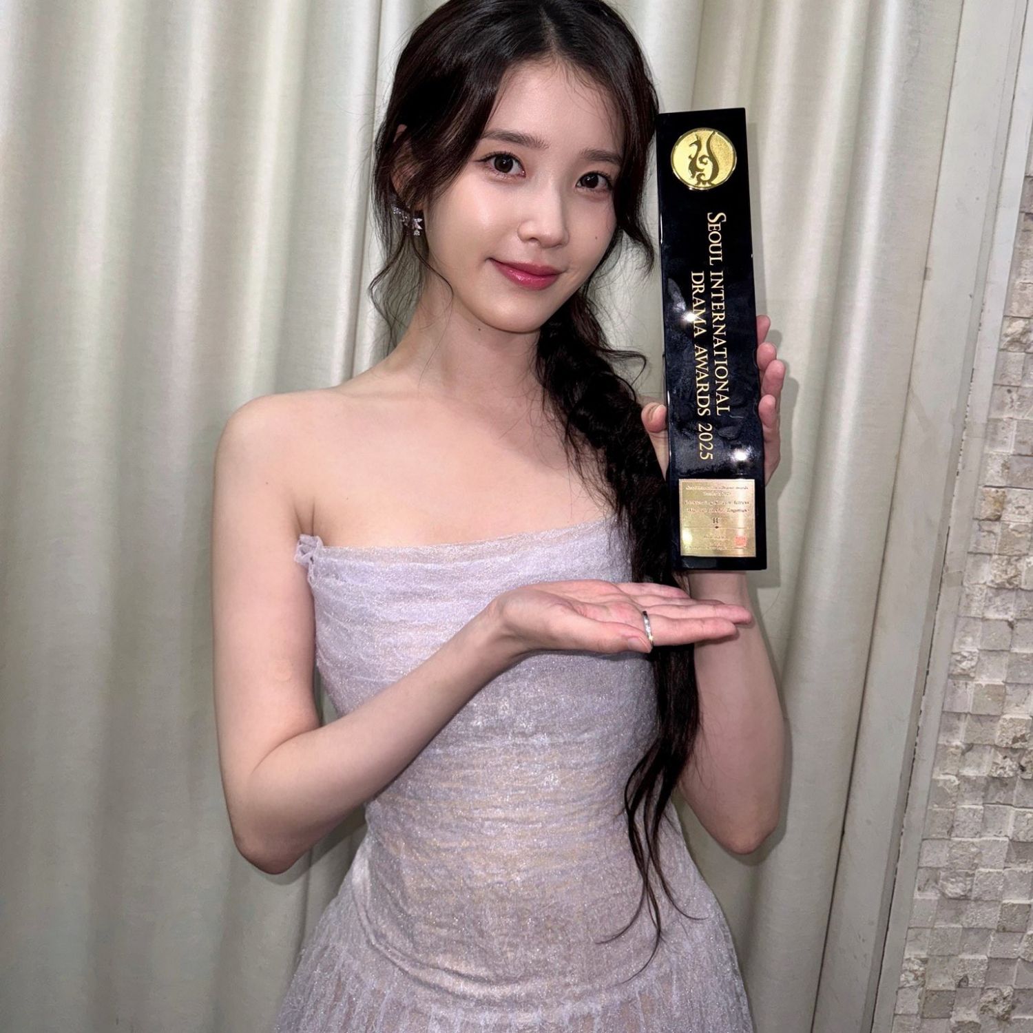 A moment captured by IU's fan