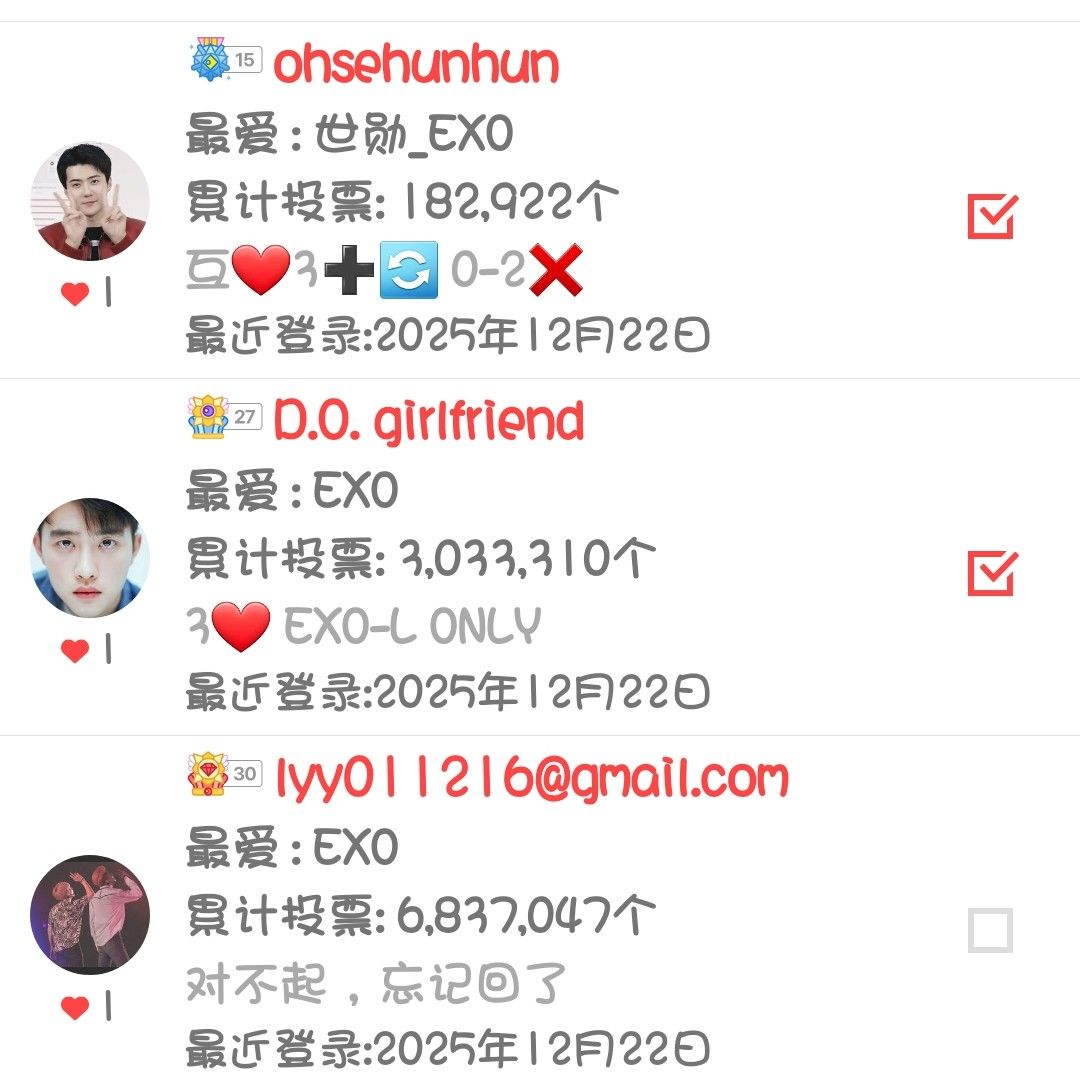 Foto aktivitas terbaru EXO