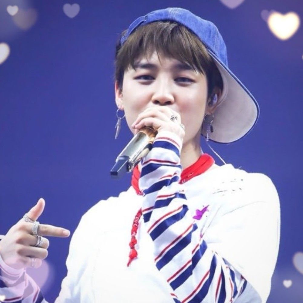 Recent activity shot of Jimin (BTS)