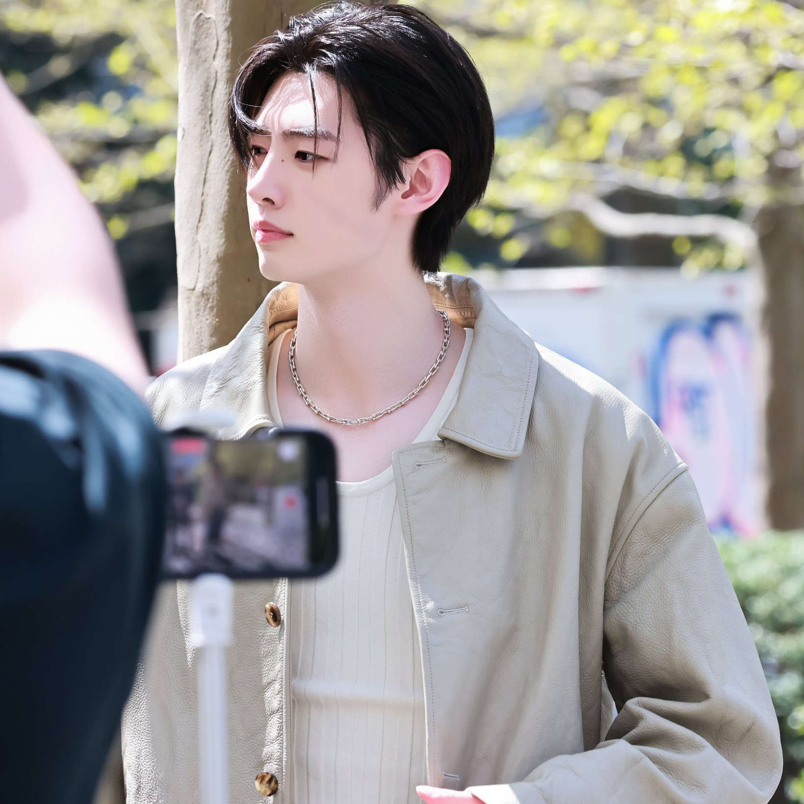 Recent activity shot of Sunghoon (ENHYPEN)