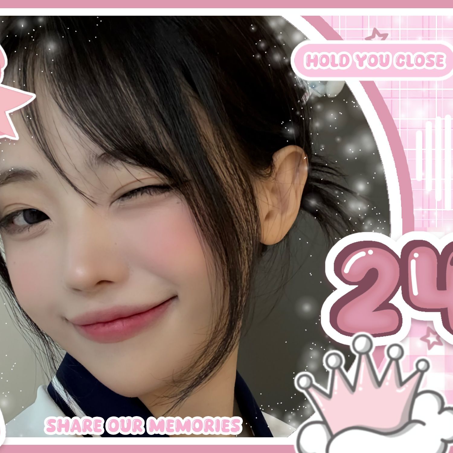 Behind-the-scenes cut of Hina (QWER)