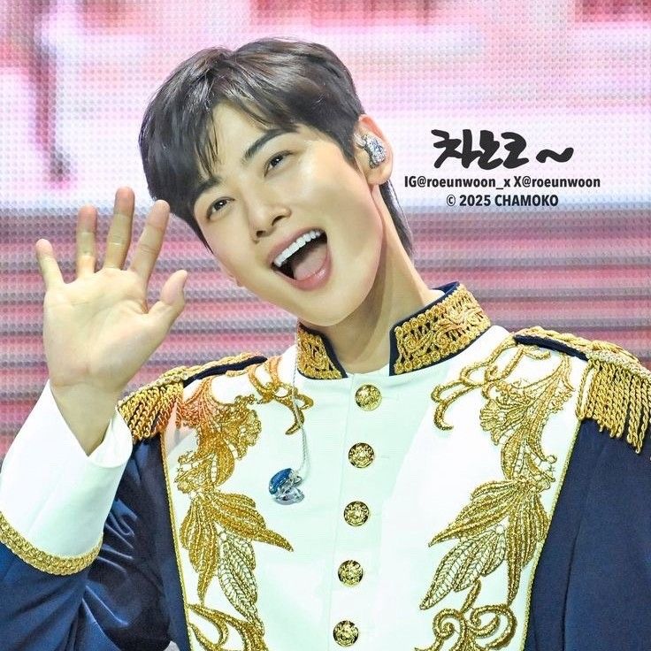 Recent activity shot of Eunwoo (ASTRO)