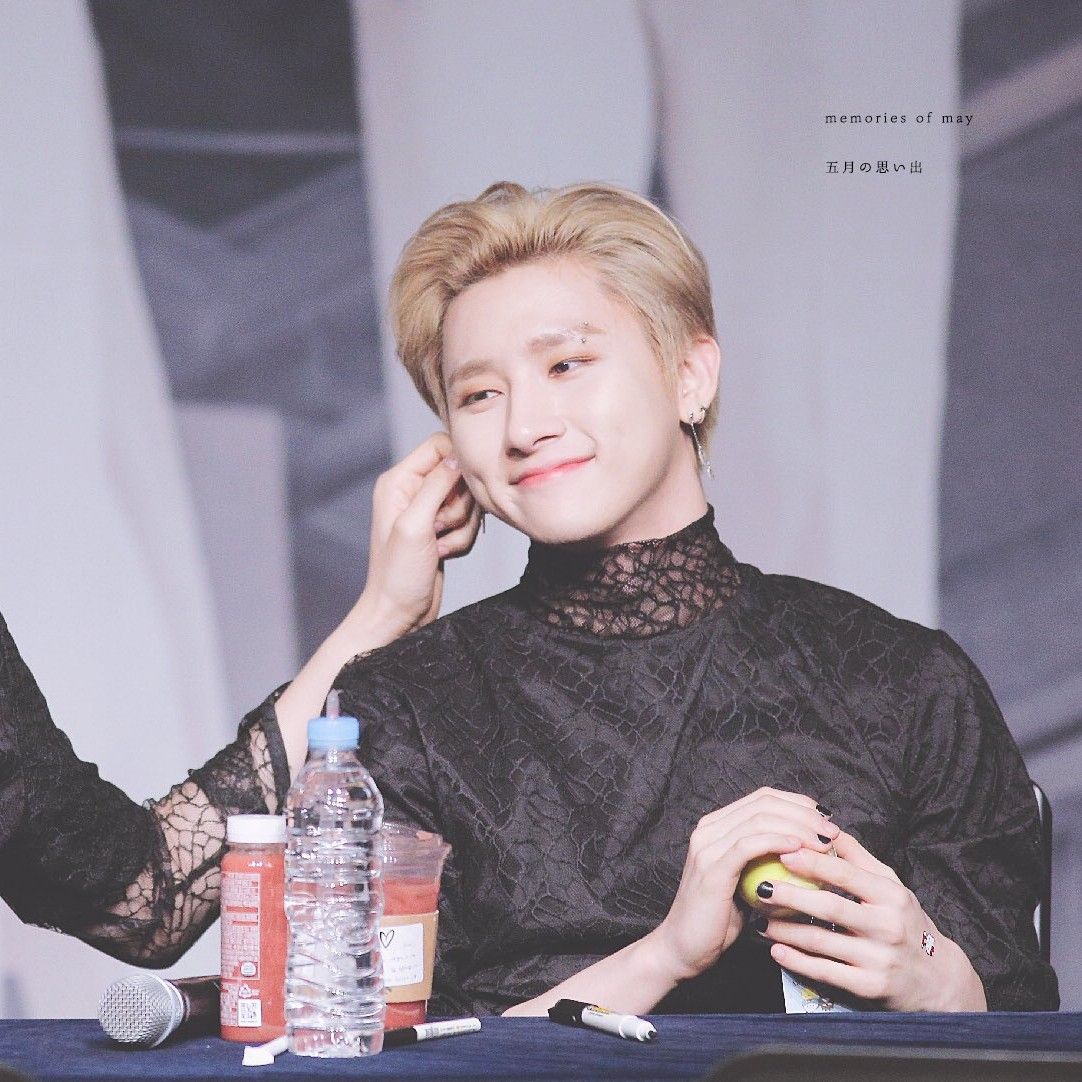 A moment captured by MONSTA X's fan