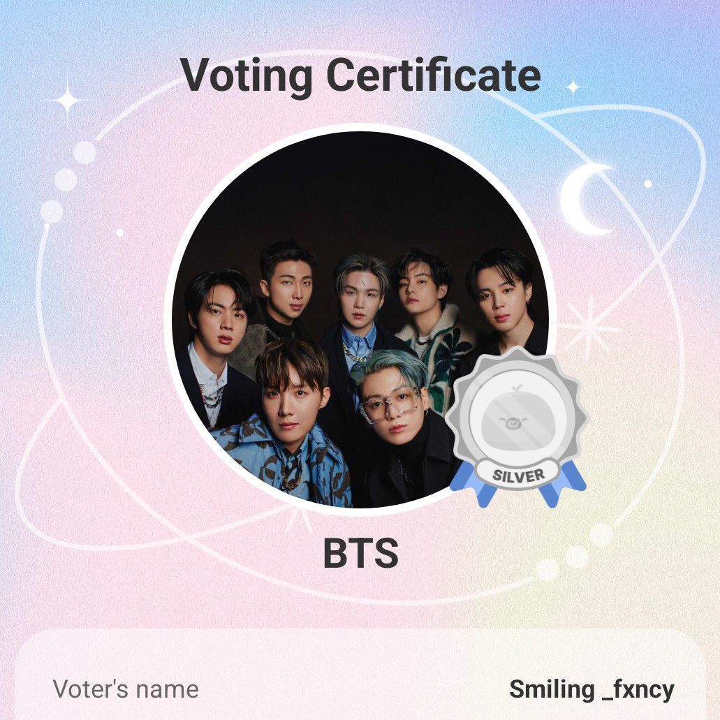 Recent activity shot of BTS