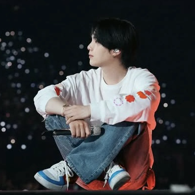 Recent activity shot of SUGA (BTS)