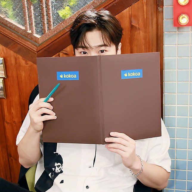 A moment captured by Moonbin (ASTRO)'s fan