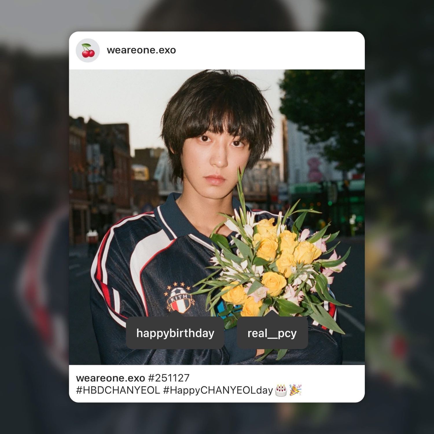 Latest photo of Chanyeol (EXO)