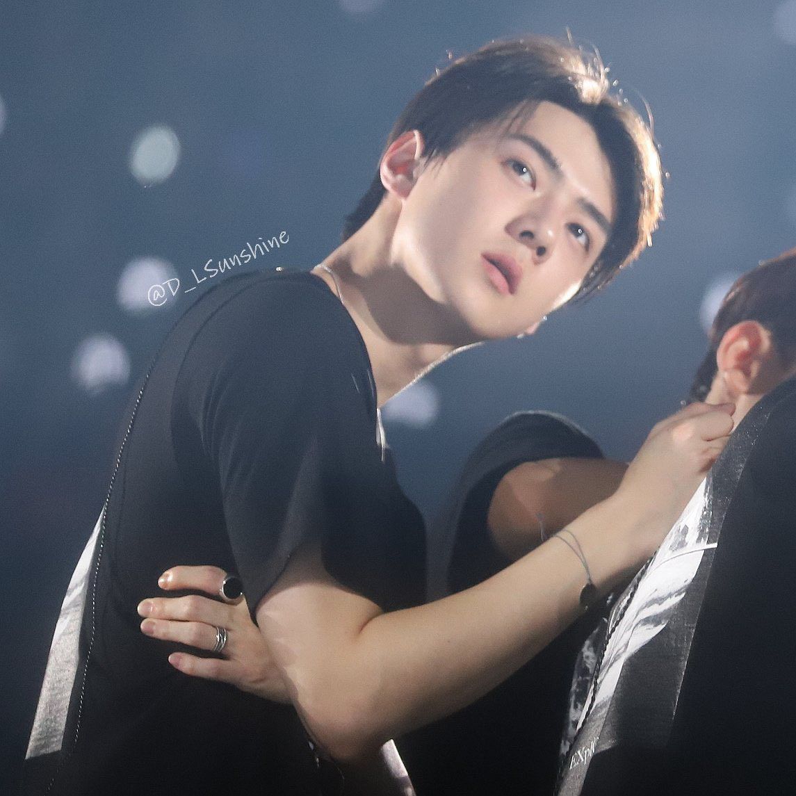 A moment captured by Sehun (EXO)'s fan
