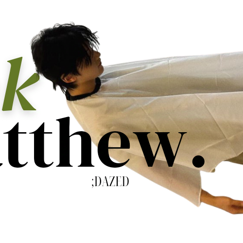 Behind-the-scenes cut of Seok Matthew (ZEROBASEONE)
