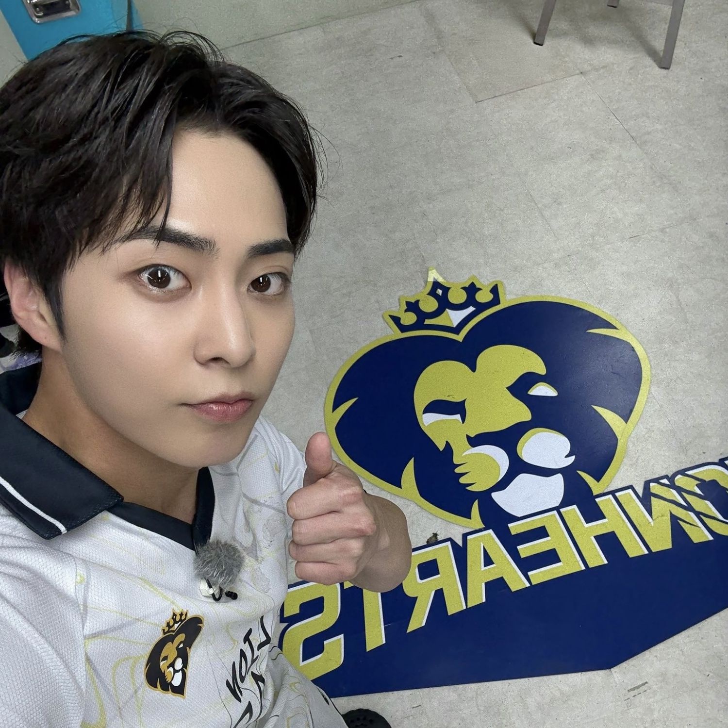 A moment captured by Xiumin (EXO)'s fan