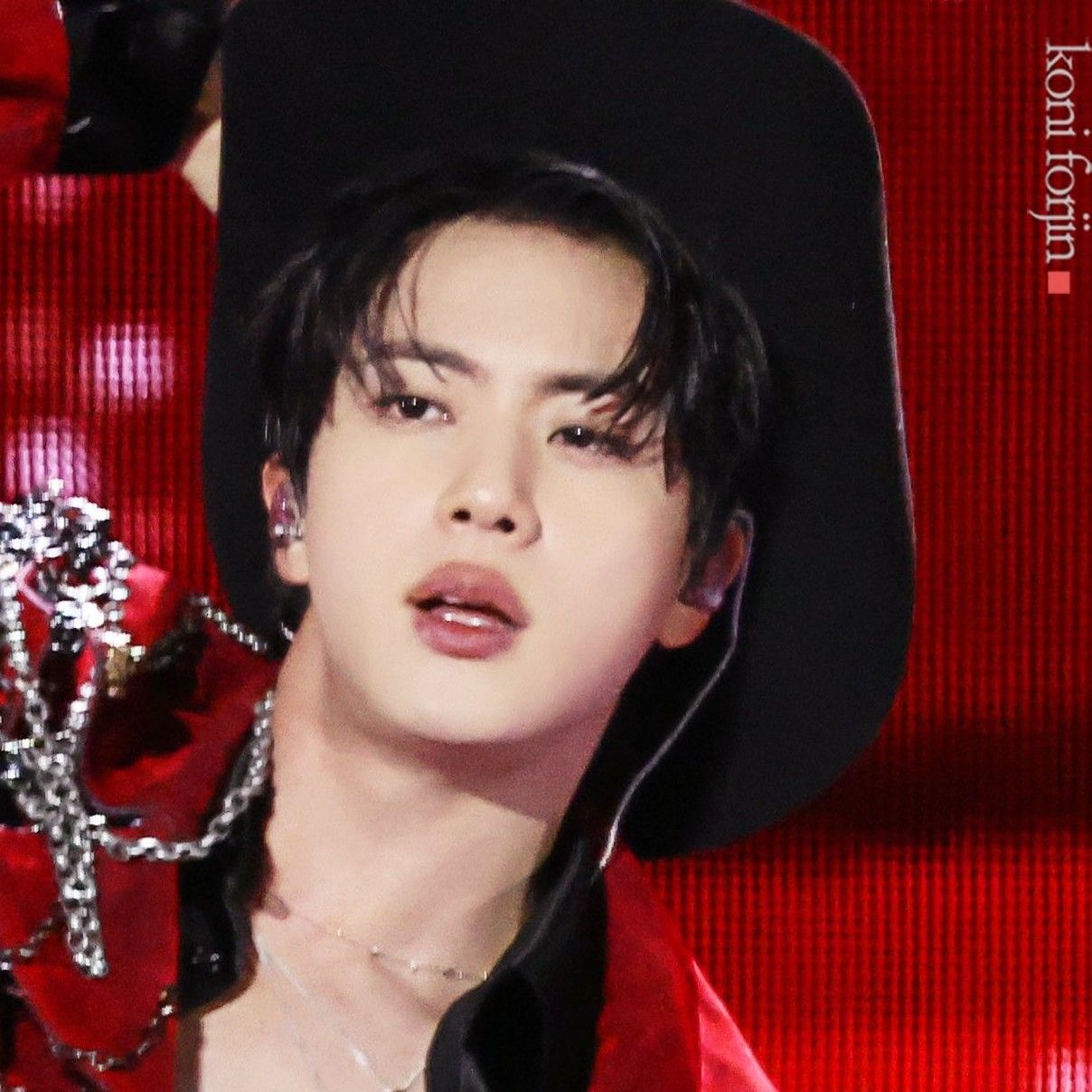 A moment captured by Jin (BTS)'s fan