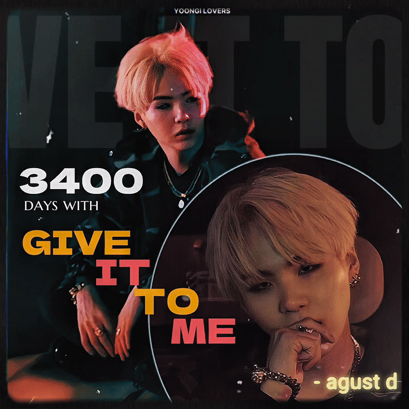 Recent activity shot of SUGA (BTS)