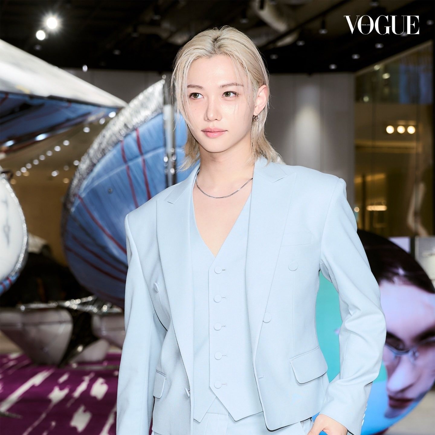 A moment captured by Felix (Stray Kids)'s fan