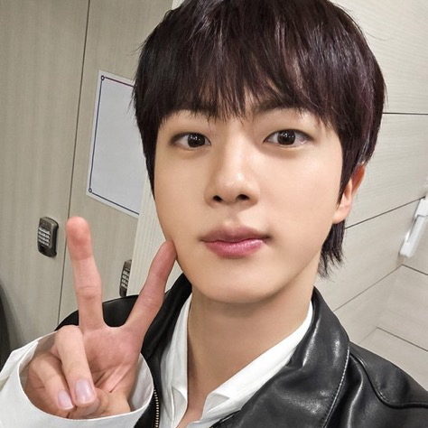 Recent activity shot of Jin (BTS)