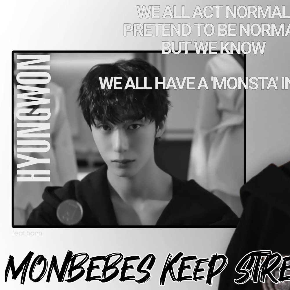 Behind-the-scenes cut of Hyungwon (MONSTA X)