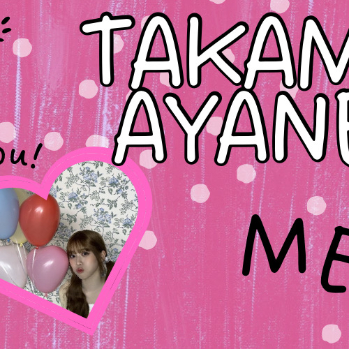 Recent activity shot of Takami Ayane (ME:I)