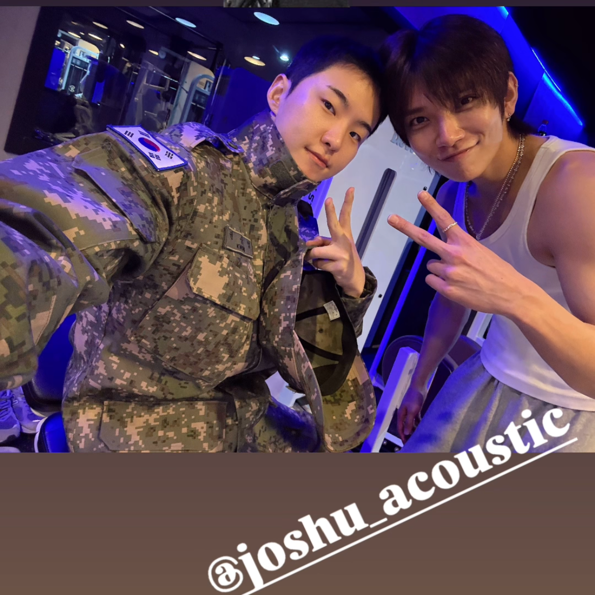 ジョシュア (SEVENTEEN)の舞台裏ショット