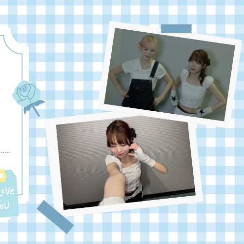 Behind-the-scenes cut of Ebihara Tsuzumi (ME:I)