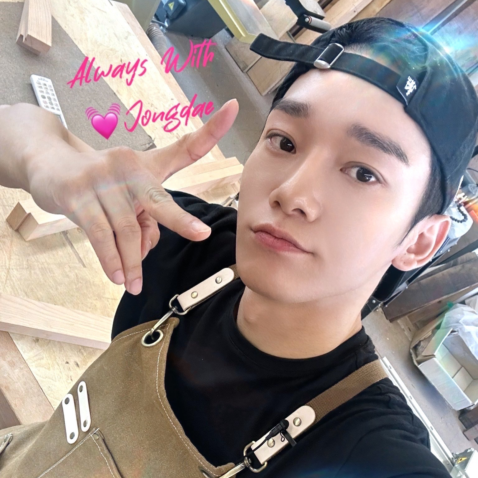 Chen (EXO)粉絲拍下的瞬間