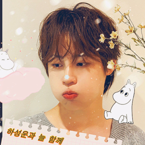 Behind-the-scenes cut of Ha Sungwoon